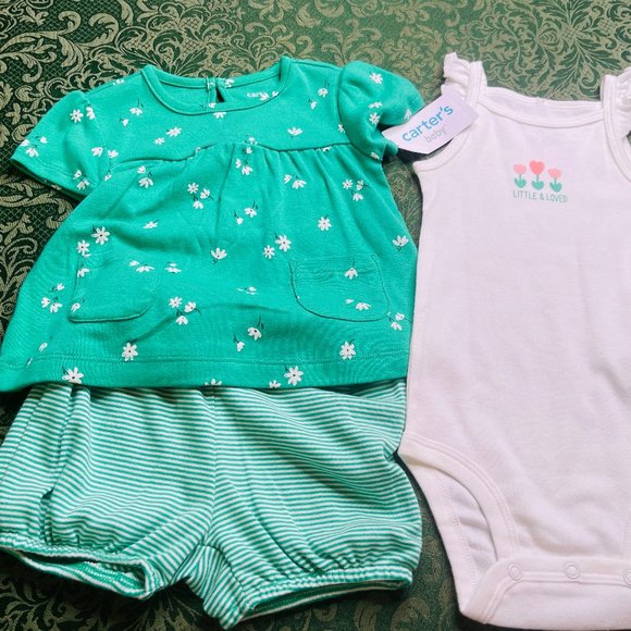 NWT 3m 12m 6m Little & LOVED Easter outfit carters - Picture 2 of 8